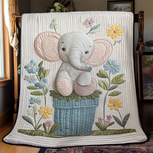 Floral Dumbo YR0802007CL Quilt