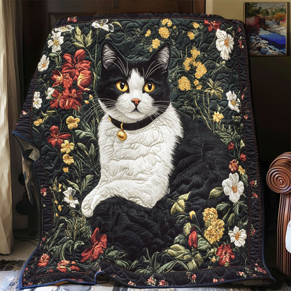 Floral Feline Elegance YR2901036CL Quilt