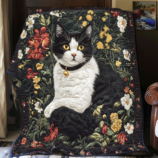 Floral Feline Elegance YR2901036CL Quilt