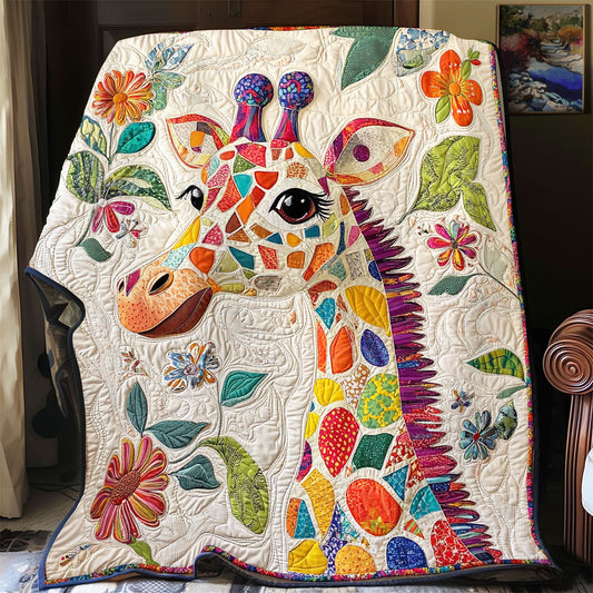 Floral Giraffe Symphony YR2801015CL Quilt