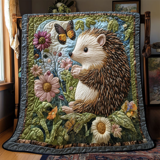 Floral Hedgehog WX1703024CL Quilt