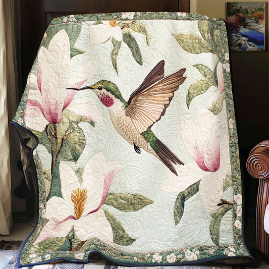 Floral Hummingbird WX2003011CL Quilt