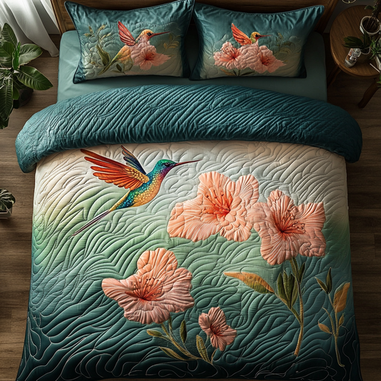 Floral Hummingbird YR1702032CL Duvet Cover Set
