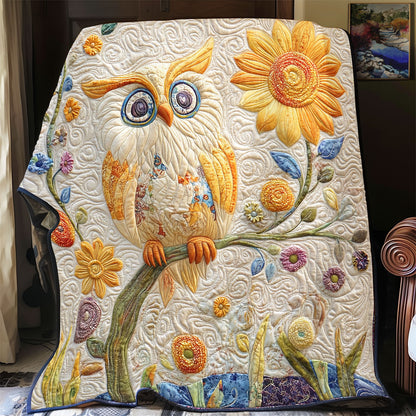 Floral Owl WX1703025CL Quilt