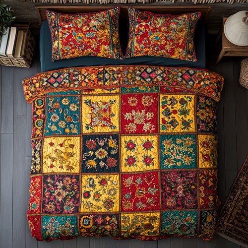 Floral Patchwork WU2002071CL Duvet Cover Set