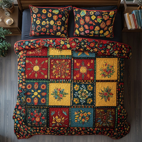 Floral Patchwork WU2002072CL Duvet Cover Set