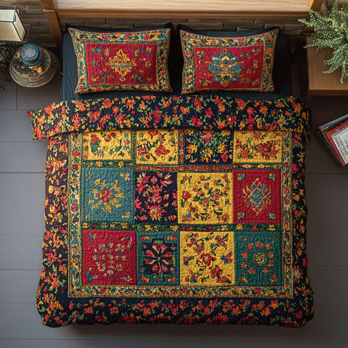 Floral Patchwork WU2002073CL Duvet Cover Set