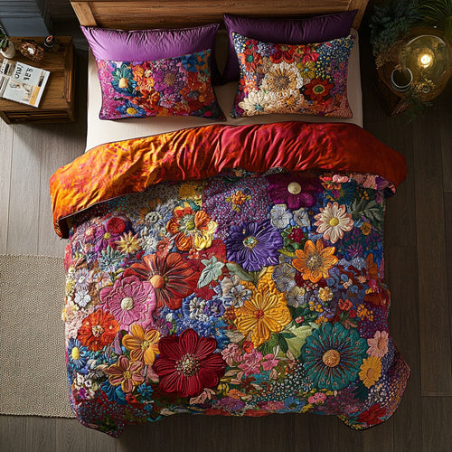 Floral Patchwork WU2301001CL Duvet Cover Set