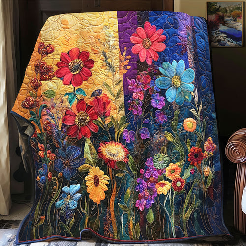 Floral Patchwork WU2502047CL Quilt