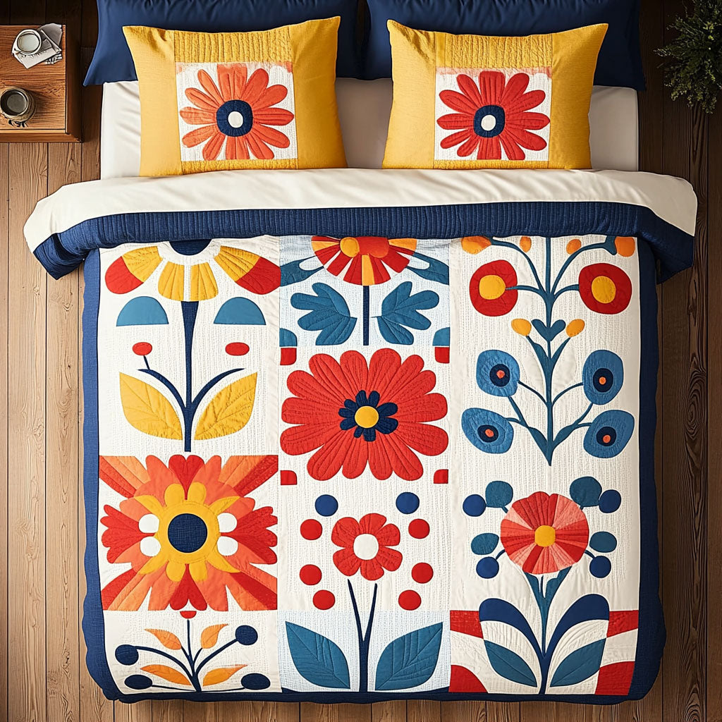 Floral Scandinavian Whimsy WU1903080CL Duvet Cover Set