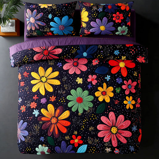 Floral Vivid Blooming WU1903027CL Duvet Cover Set