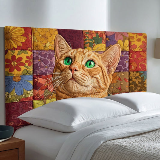 Flower Cat WJ2412011CL Quilted Headboard Slipcover