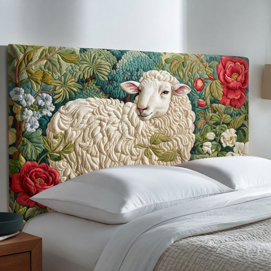 Flower Sheep WJ3012010CL Quilted Headboard Slipcover
