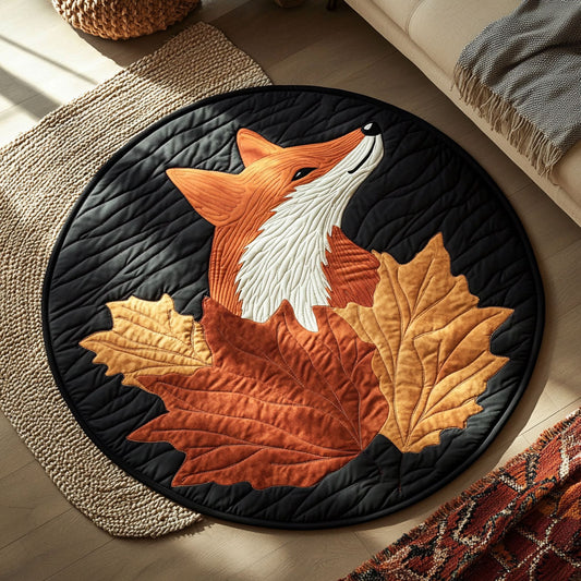 Fox Autumn WX2103121CL Quilted Round Mat