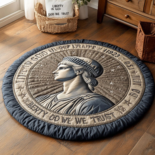 Freedom Coin CP1906017CL Quilted Round Mat