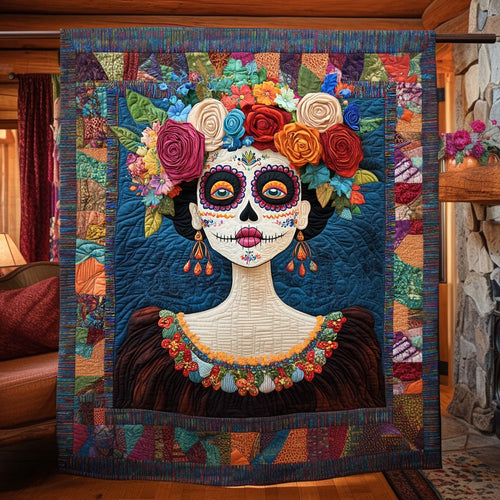 Frosted Lace Skull Woman WN0908034CL Quilt