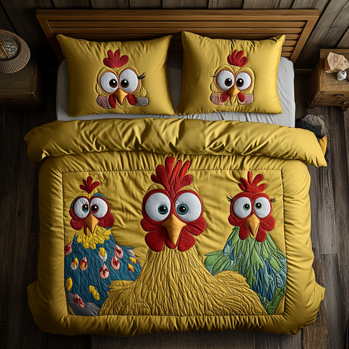 Funny Chickens XR2702005CL Duvet Cover Set