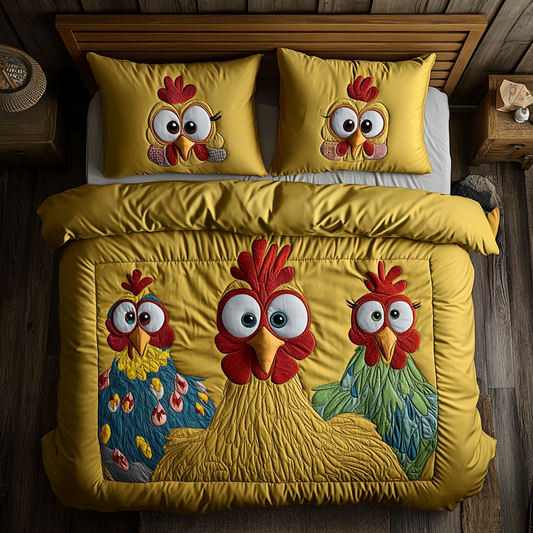 Funny Chickens XR2702005CL Duvet Cover Set