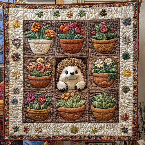 Fuzzy Flower Friends WY0808050CL Quilt