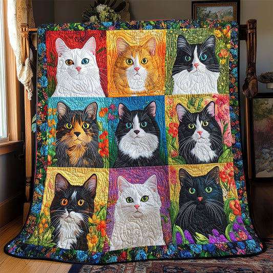 Garden Cat YR0602037CL Quilt