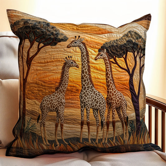 Giraffe Desert WX0403112CL Quilt Pillow Case
