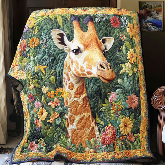 Giraffe Flower WX1703027CL Quilt