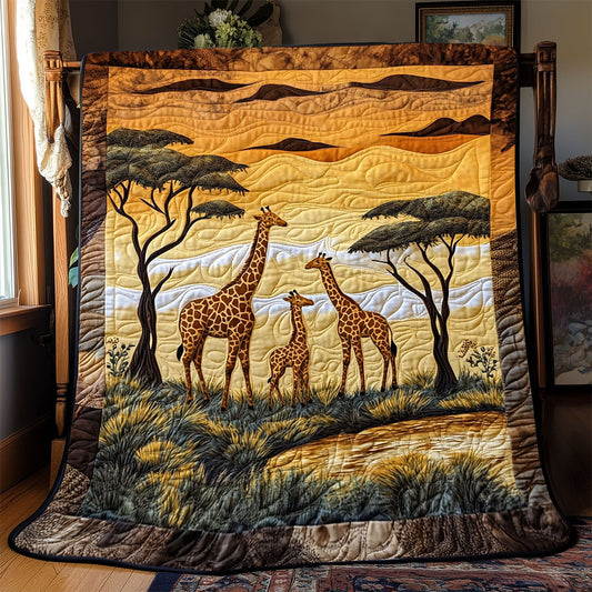 Giraffe In Sahara WX0403079CL Quilt