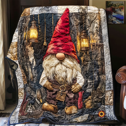 Gnome In The Cave WU2012007CL Quilt