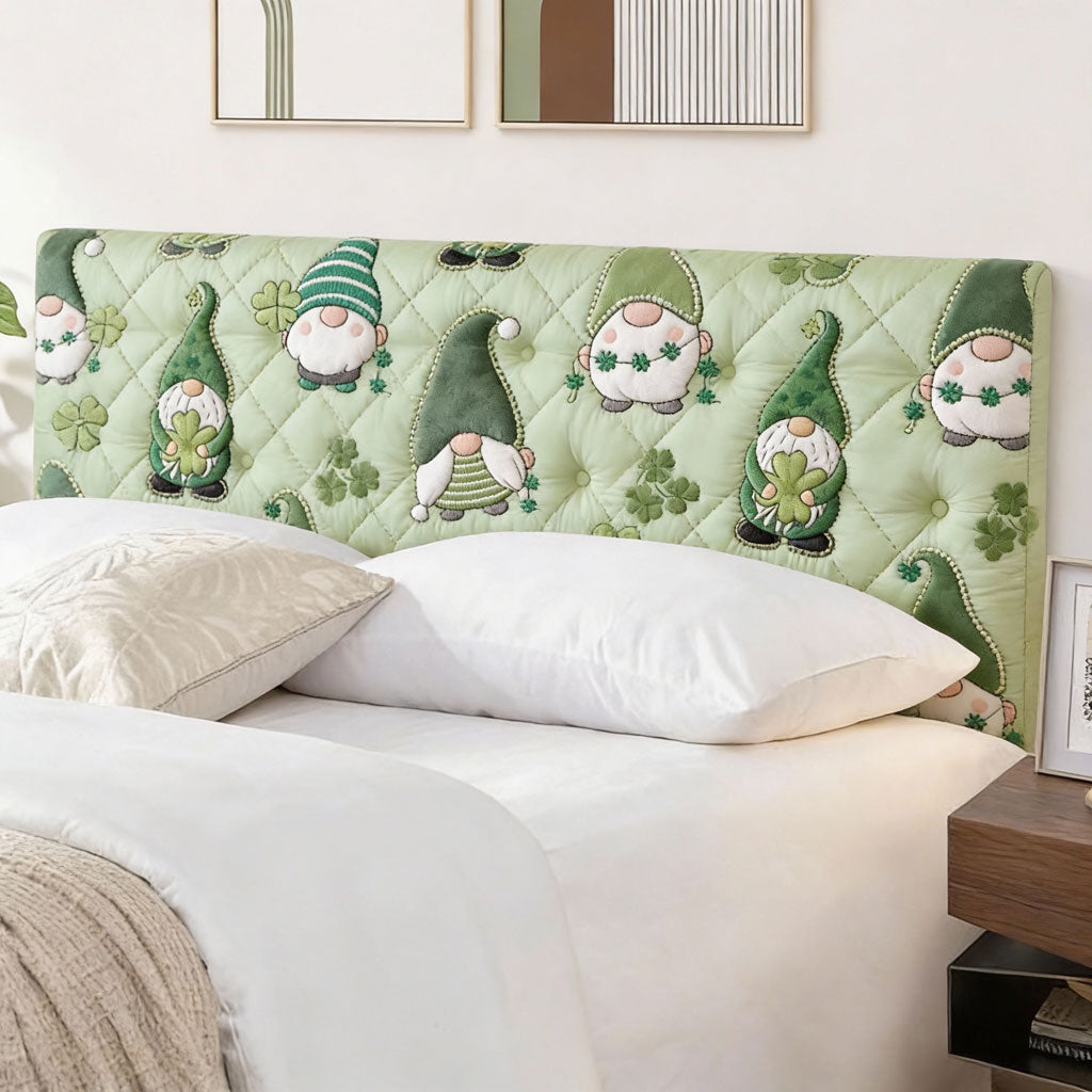 Gnome Lucky WJ0501047CL Quilted Headboard Slipcover