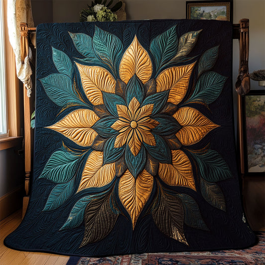 Golden Bloom YR1802053CL Quilt