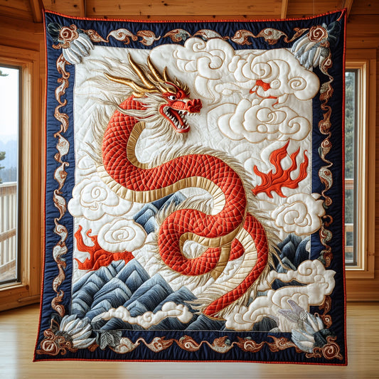 Golden Fang Serpent CP0808059CL Quilt
