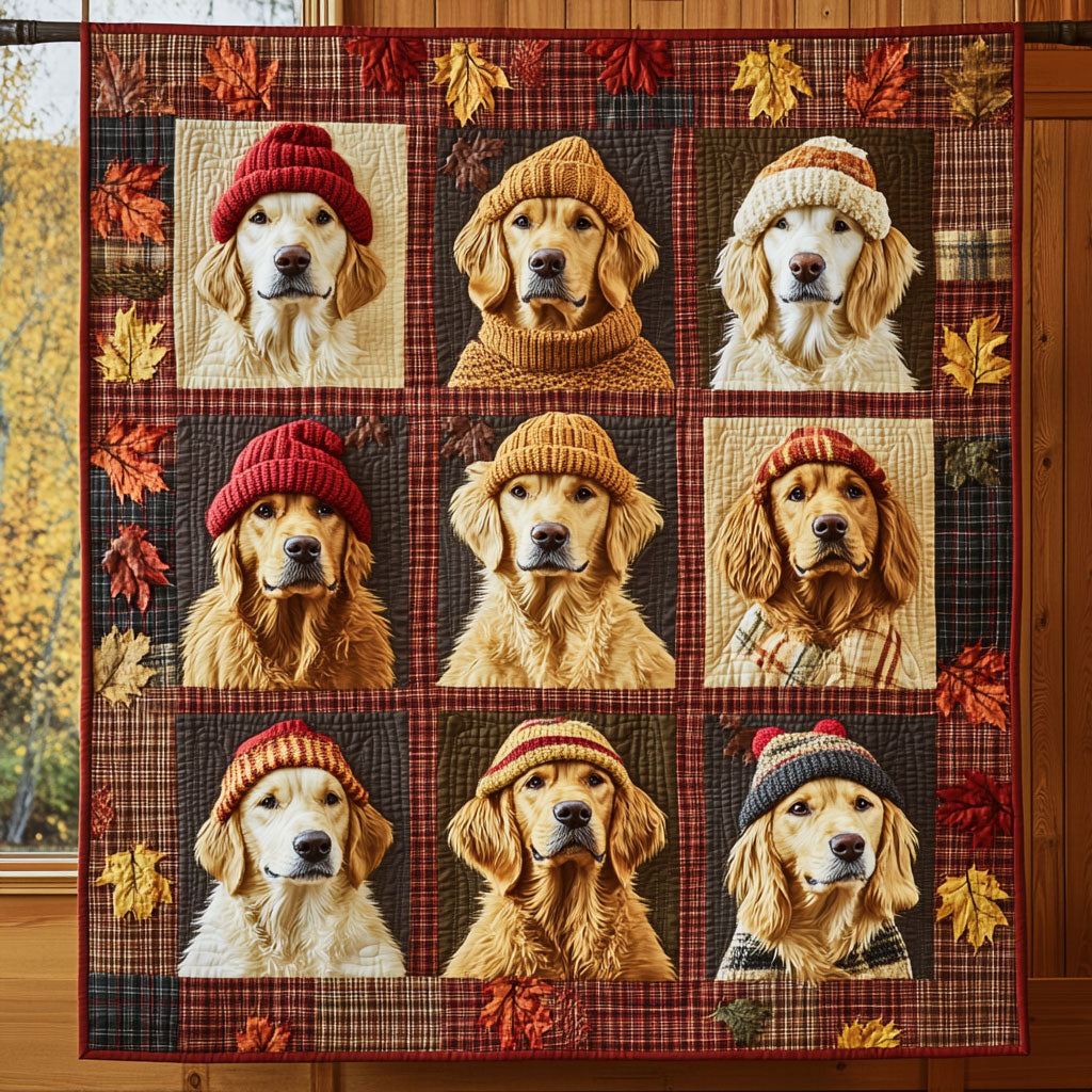 Golden Leaf Parade CW0508014CL Quilt