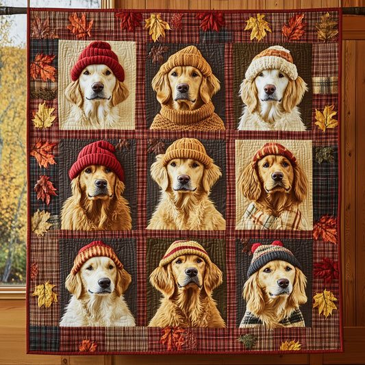 Golden Leaf Parade CW0508014CL Quilt