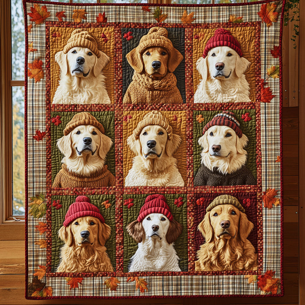 Golden Leaf Parade CW0508015CL Quilt