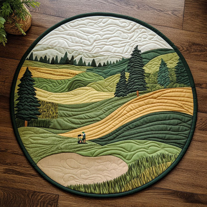 Green Field WX2103124CL Quilted Round Mat