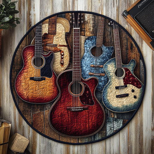 Guitar Array WU2103128CL Quilted Round Mat