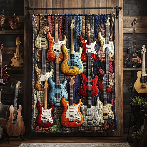 Guitar Wall WU2612086CL Quilt