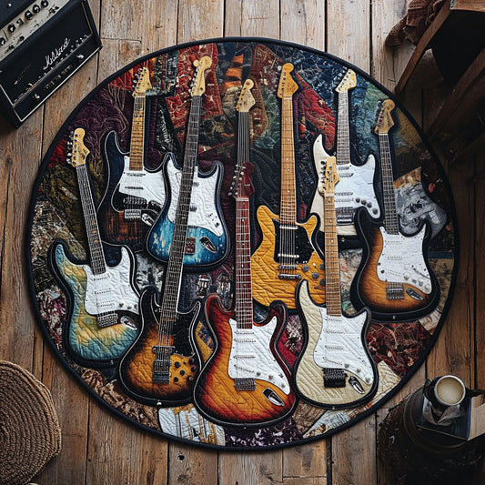 Guitar WU2103118CL Quilted Round Mat
