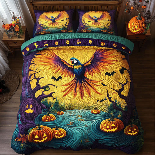 Halloween Parrot WY0808006CL Duvet Cover Set