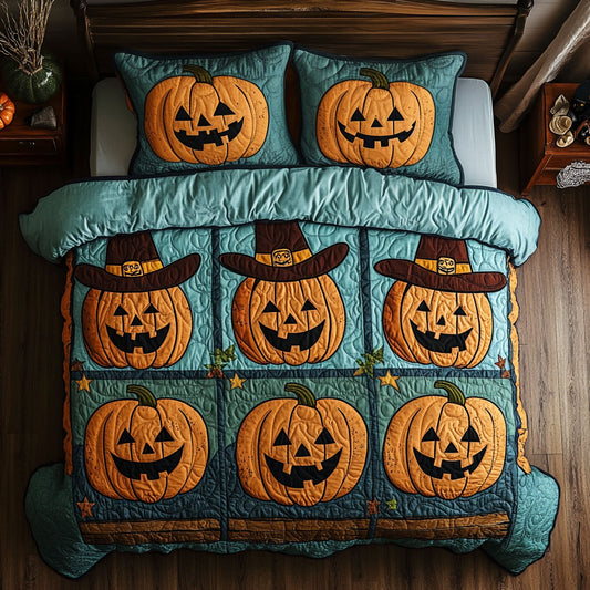 Happy Cowboy Pumpkin WY0708019CL Duvet Cover Set