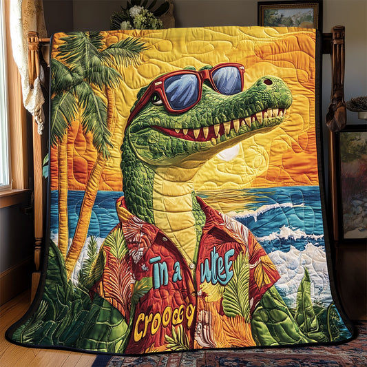 Happy Crocodile WX1403024CL Quilt