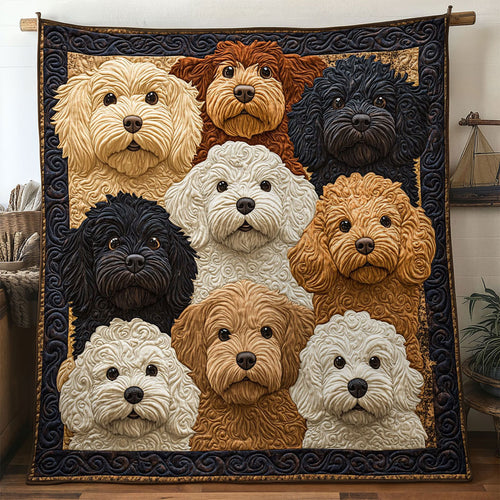Happy Home Golden Doodle WN1511049CL Quilt