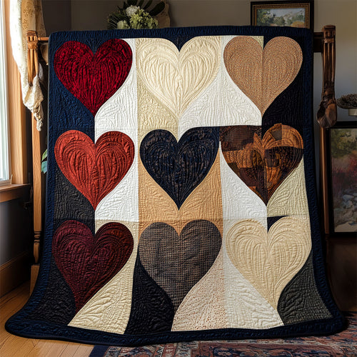 Heart YR0702006CL Quilt