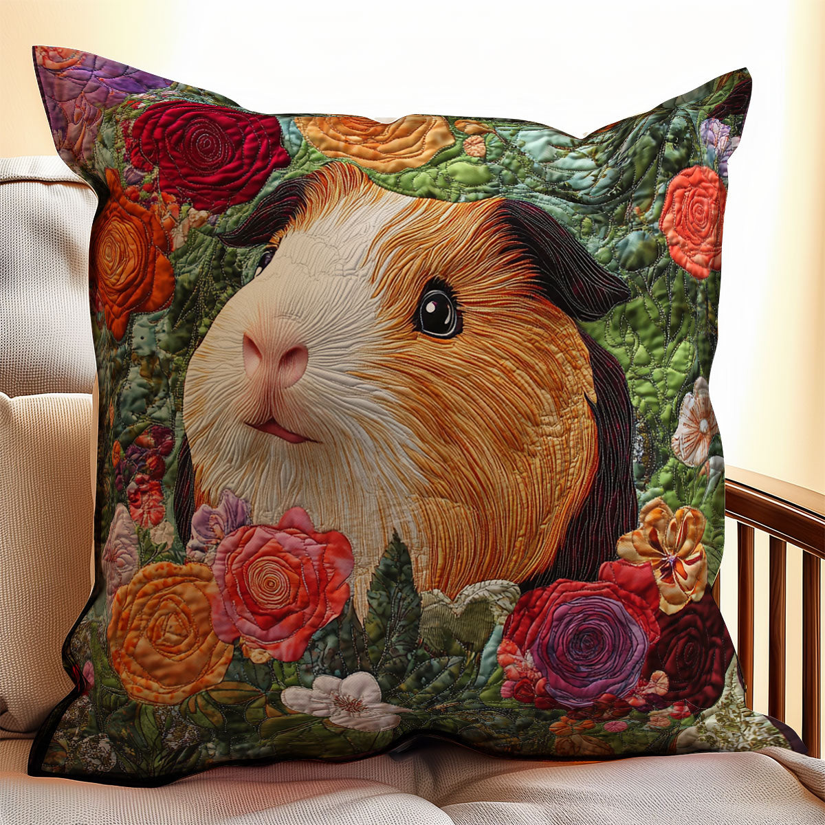 Hedgehog Floral WX0303131CL Quilt Pillow Case