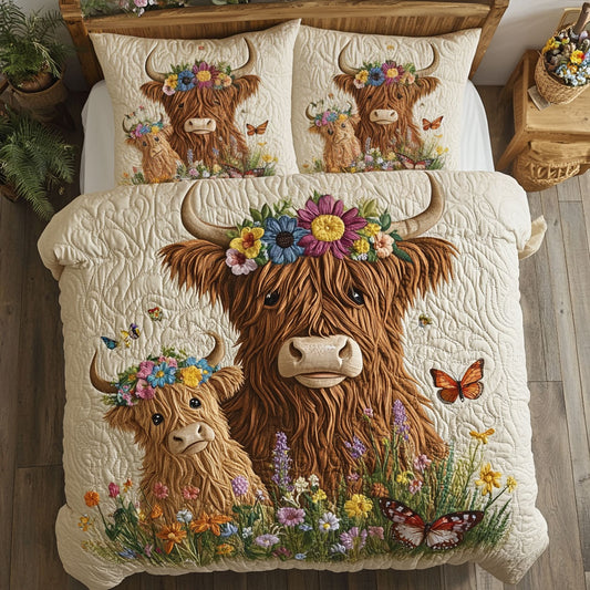 Highland Cowboy Autumn Vibes WU0503031CL Duvet Cover Set