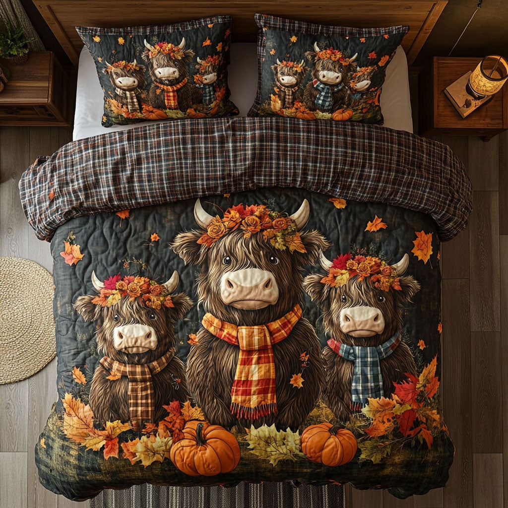 Highland Cow WU0603022CL Duvet Cover Set