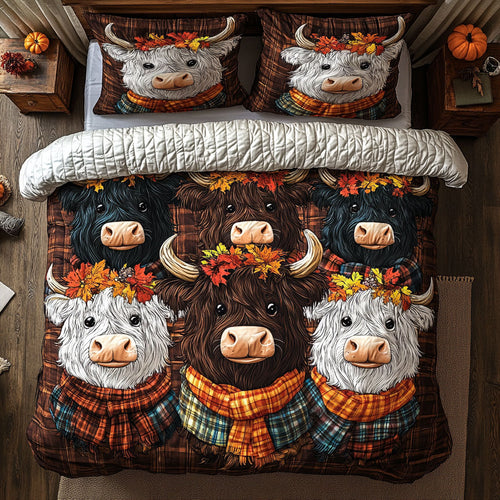 Highland Cow WU0603024CL Duvet Cover Set