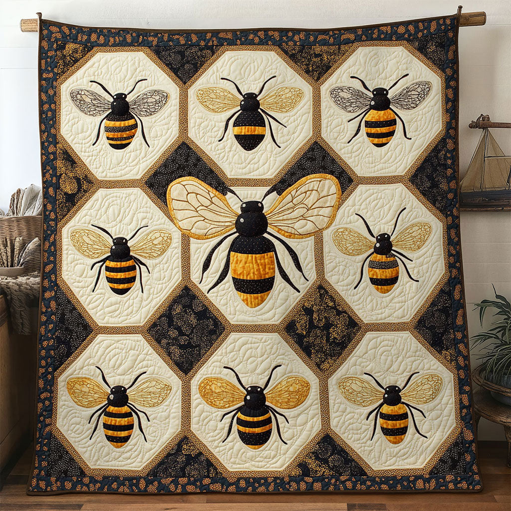 Honey Patch Bee WN1511054CL Quilt