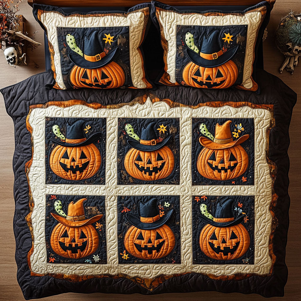 Howdy Halloween Pumpkin WY0708020CL Duvet Cover Set