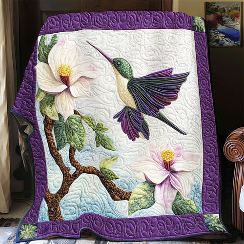 Hummignird Flower WX2103020CL Quilt